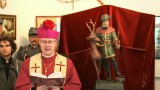 Benedikace (vysvěcení) sochy svatého Huberta - video